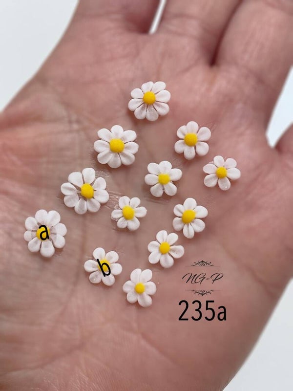 3d acryl handgemaakt bloemen 235ab set 12 stuks