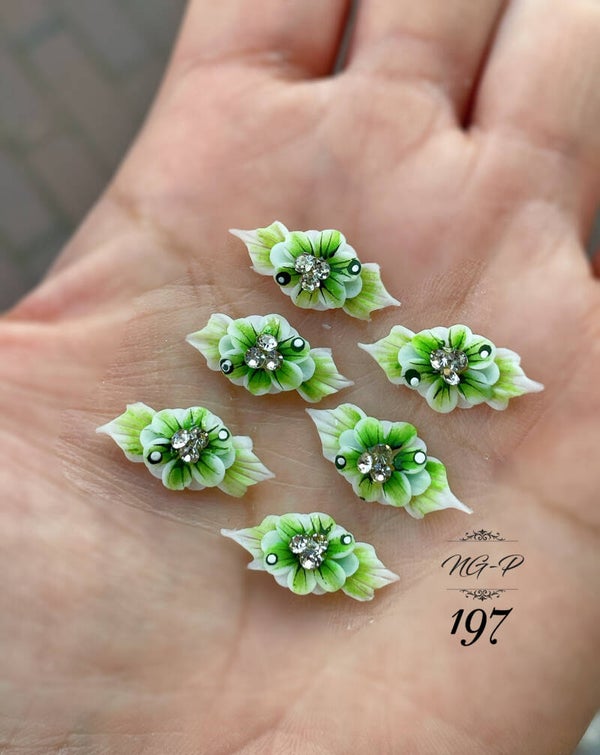 3D acryl handgemaakt bloemen 197 - per stuk