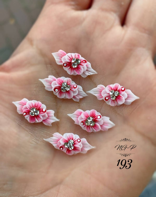 3D acryl handgemaakt bloemen 193 - per stuk