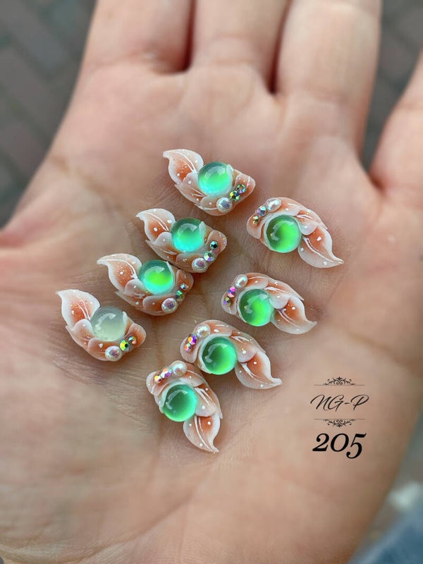 3d acryl handgemaakt bloemen 205 - per stuk