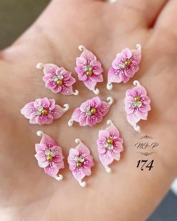 3D acryl handgemaakt bloemen 174 - per stuk