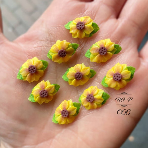 3D acryl handgemaakt bloemen 066 - per stuk