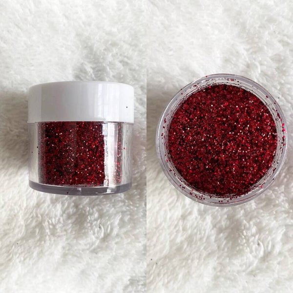 Nailart glitters 005 rood 0,1mm