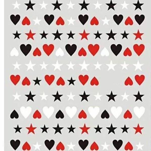 Nailart lijm stickers hartjes