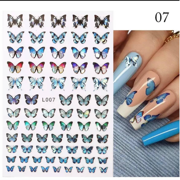 Nailart stickers vlinders 017