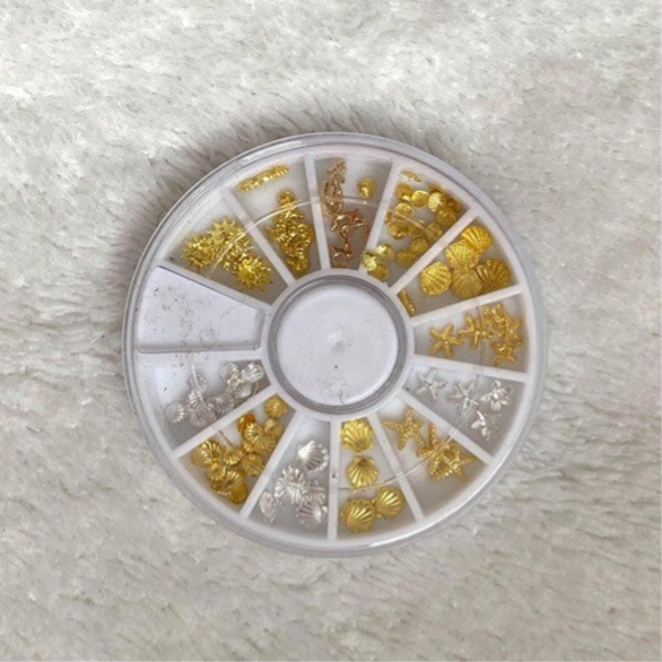 Nailart zee schelpjes