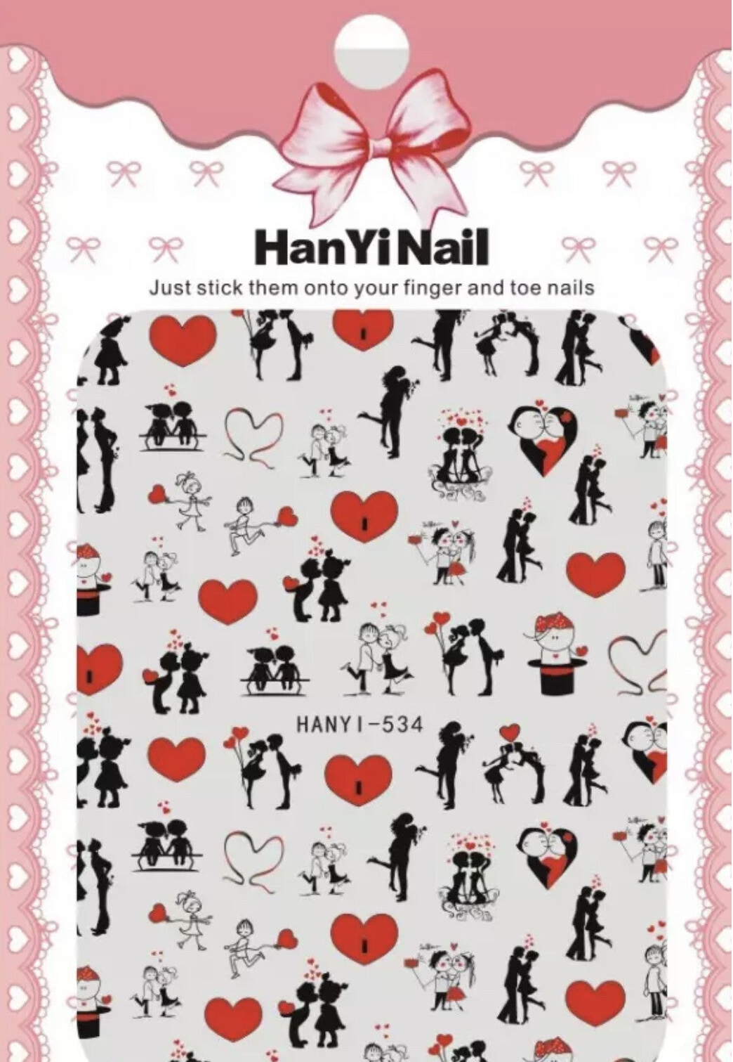 Nailart stickers love 003