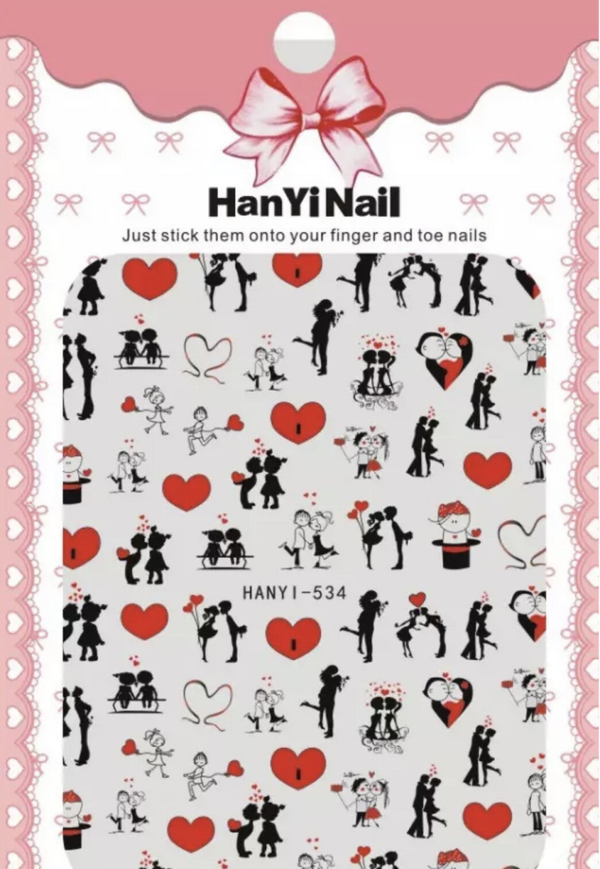 Nailart stickers love 003