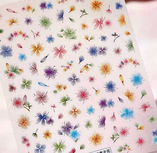 Nailart stickers bloemen 057