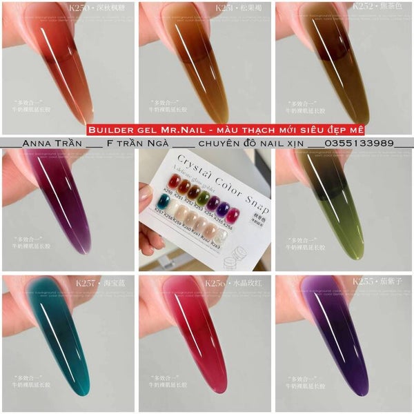 MR NAIL hard builder gel GLASS GOBLET - K250