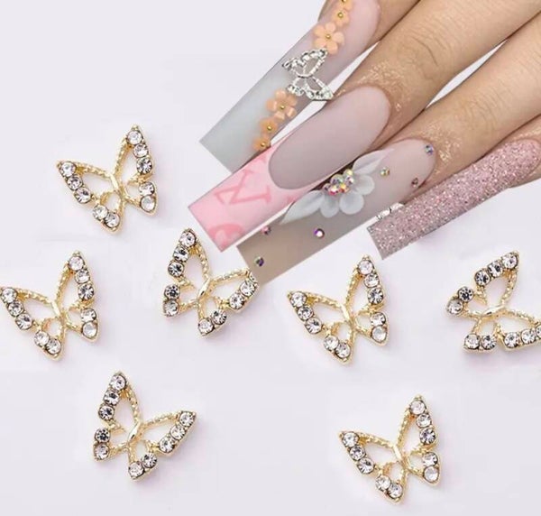 Nailart 3D vlinders 001 - per 2 stuk