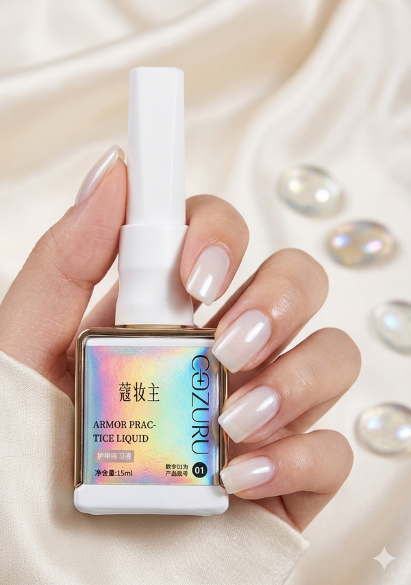Anti plak LIQUID tegen gel of acryl (zeer geschikt het oefenen op mensen hand)