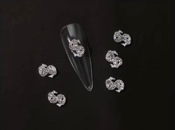 Nailart charm Dollar - per 2 stuks