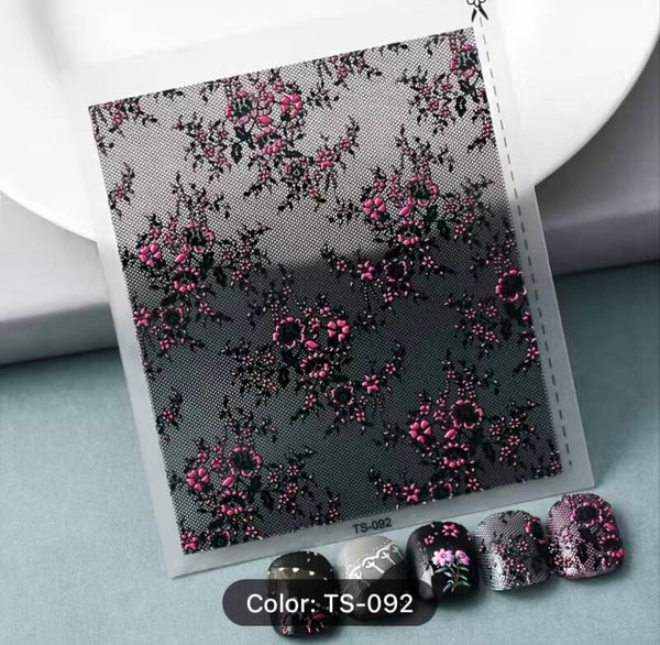 Nailart stickers bloemen 041