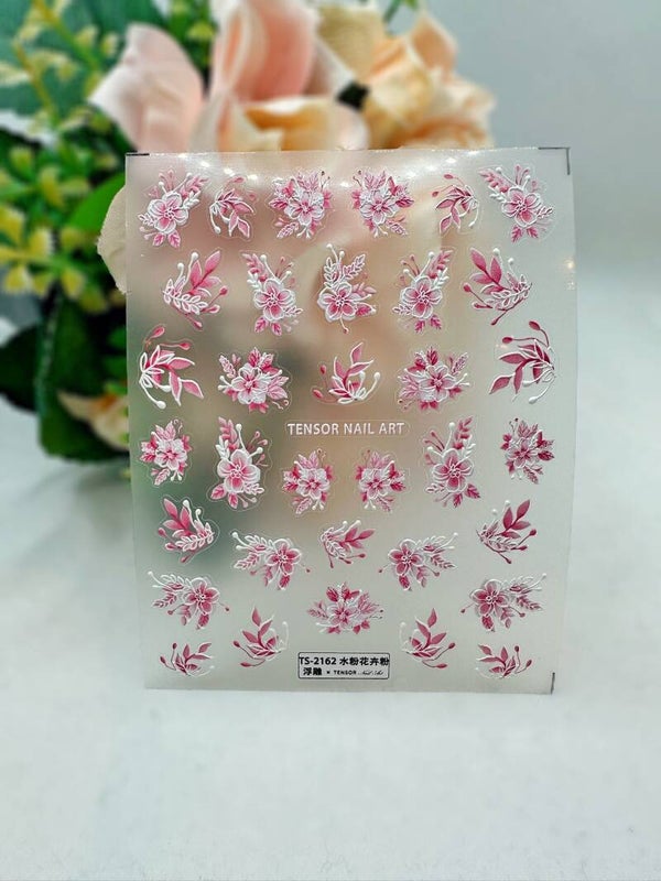 Nailart stickers bloemen 026(5D)