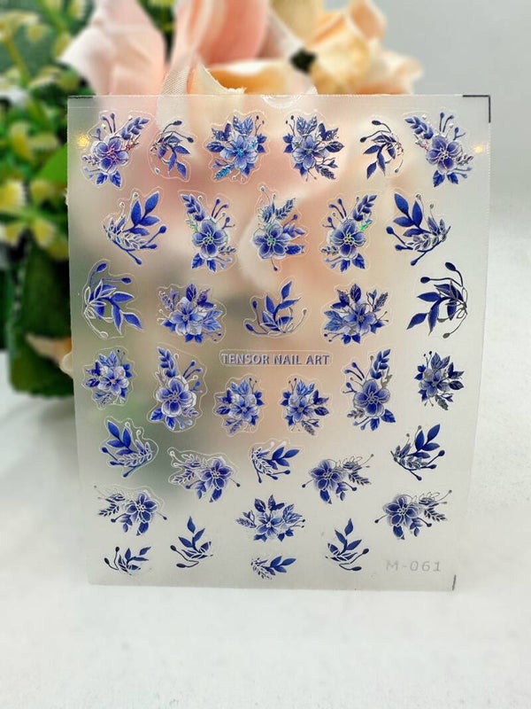 Nailart stickers bloemen 027(5D)