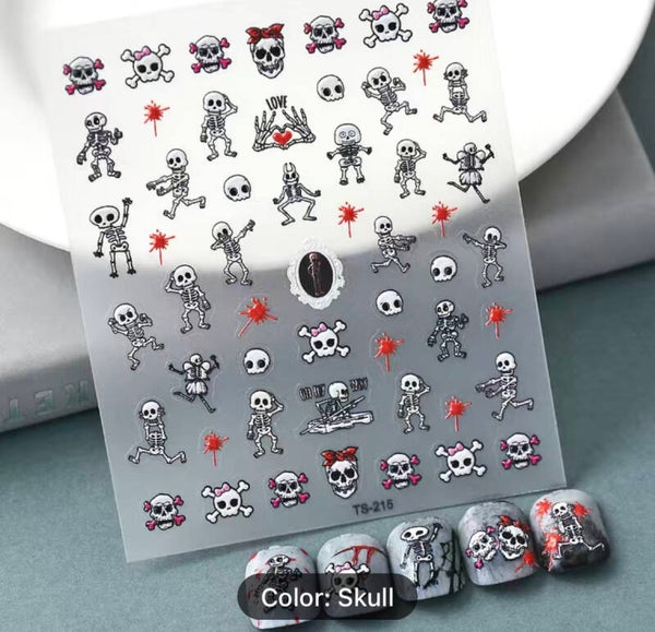 Halloween nailart stickers 009