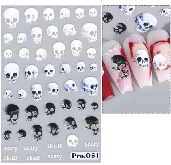 Halloween nailart stickers 008