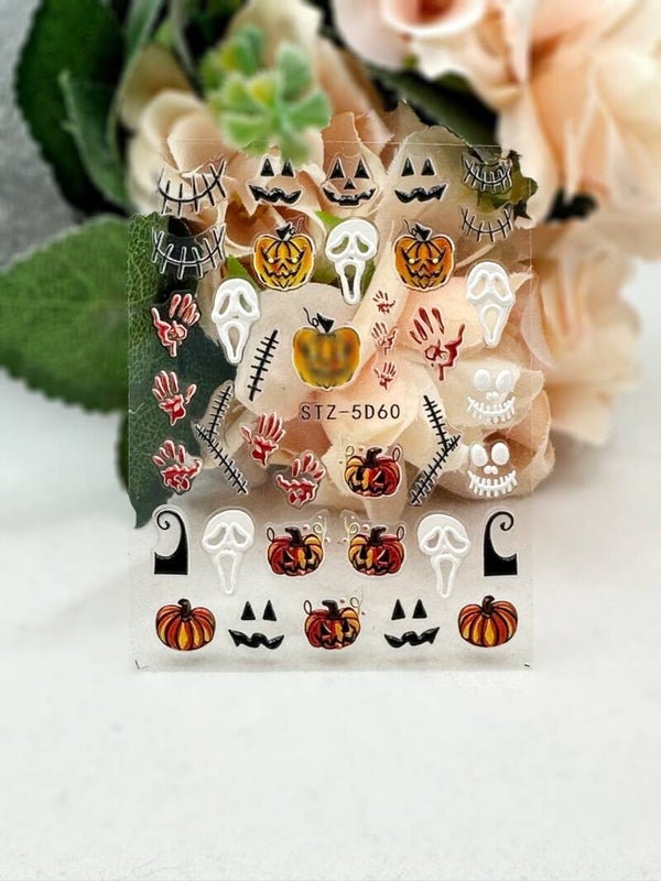 Halloween nailart stickers 005