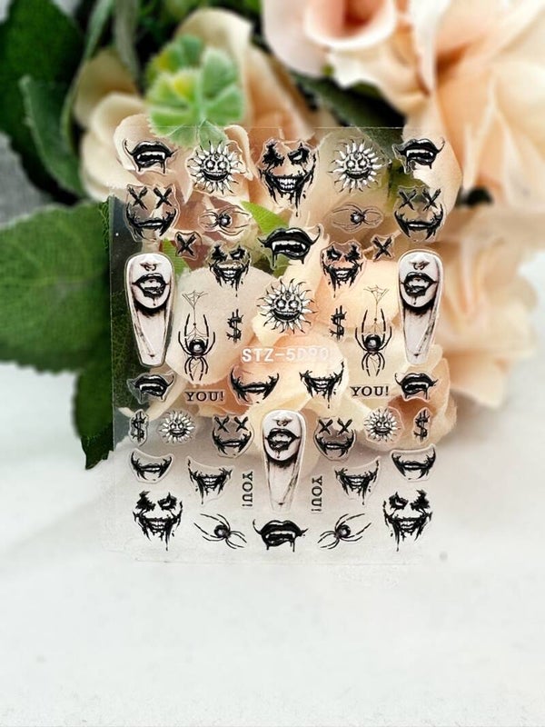 Halloween nailart stickers 004