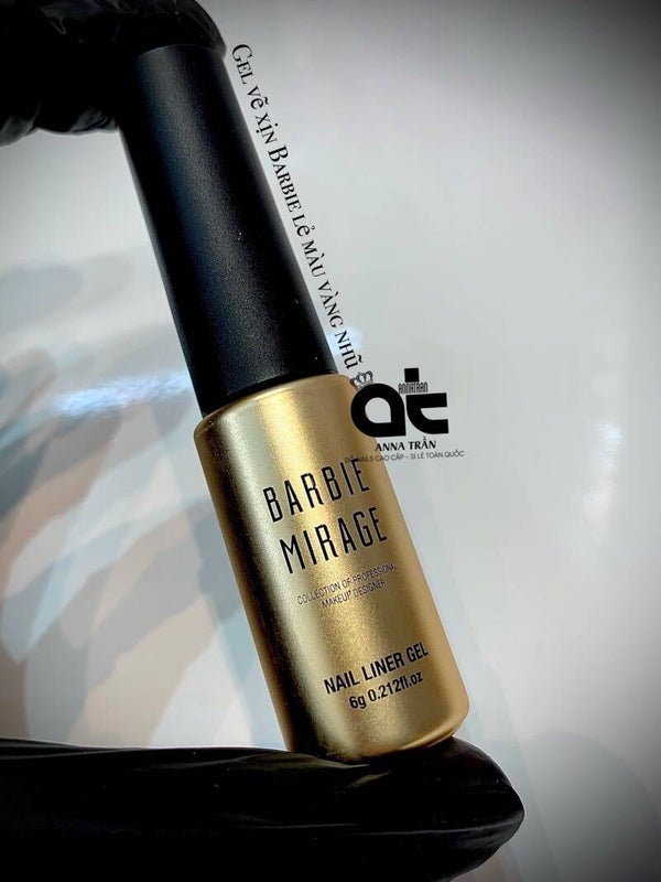 Nailart liner gel Zilver/goud