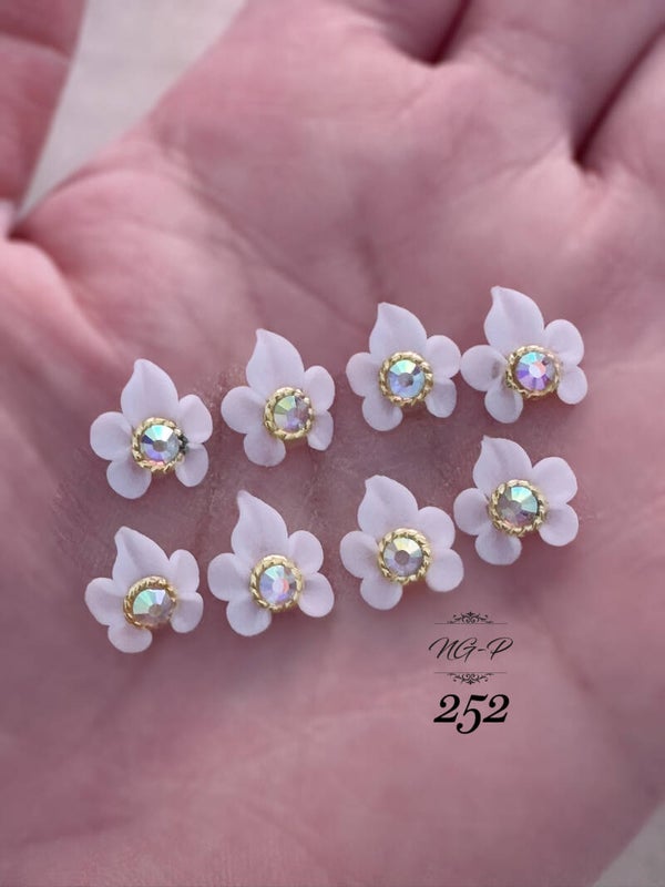 3d acryl handgemaakt bloemen 252 - per stuk