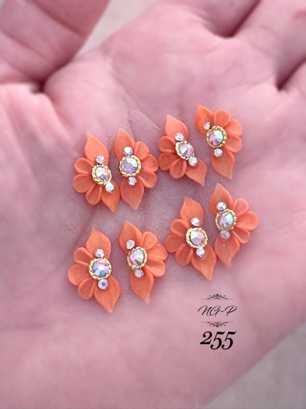 3d acryl handgemaakt bloemen 255 - per stuk