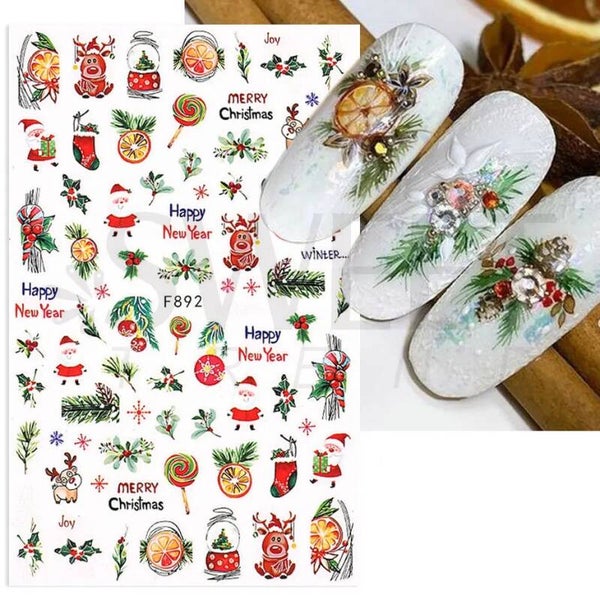 Kerst stickers 028