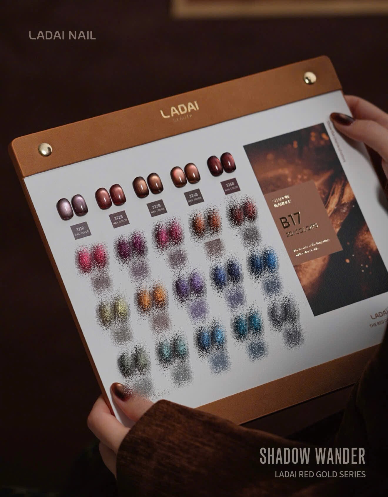 LADAI cateye gel collectie SHADOW WANDER per 5 kleuren 312B - 325B