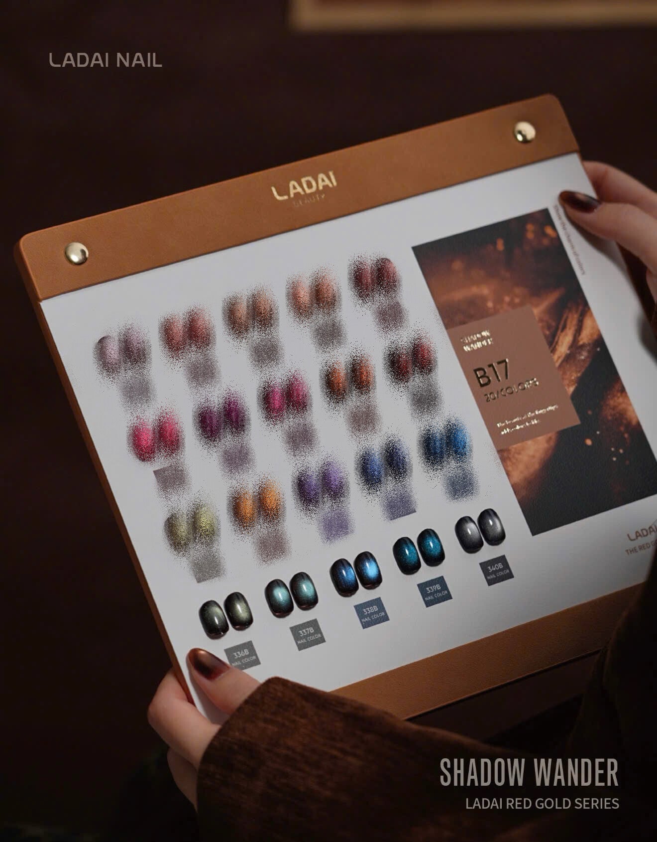 LADAI cateye gel collectie SHADOW WANDER per 5 kleuren 336B -340B