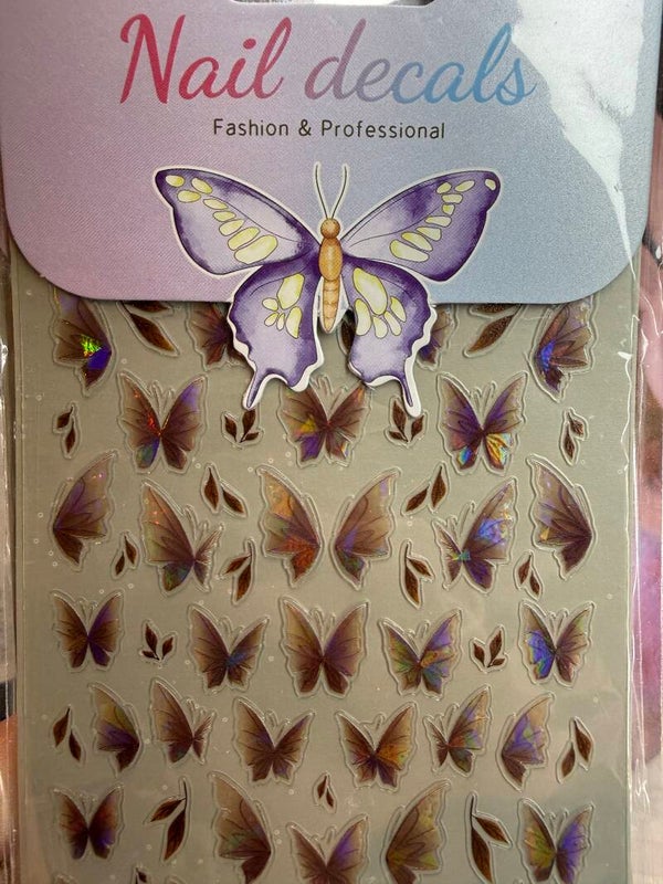 Nailart stickers vlinders 004