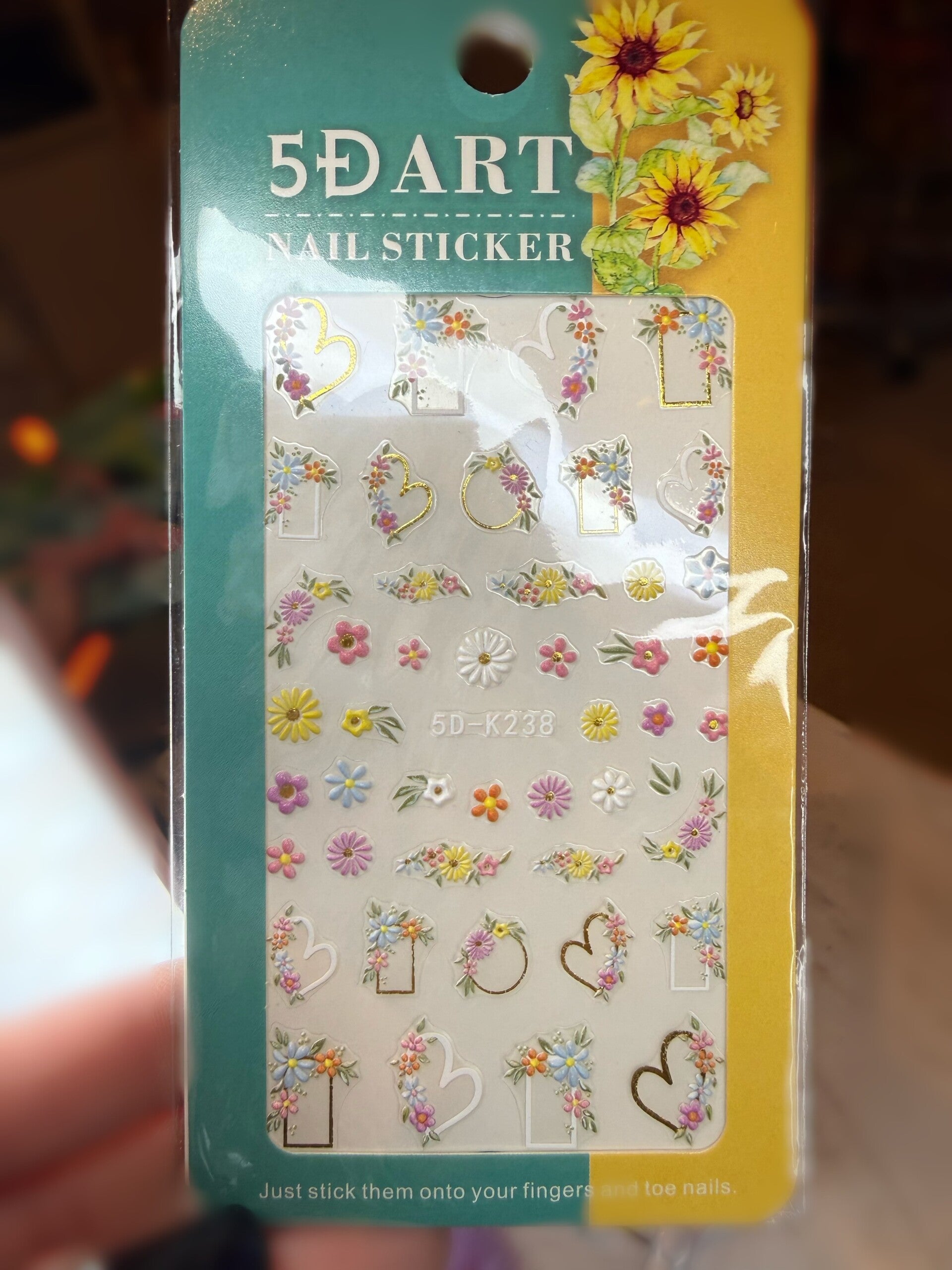 Nailart stickers bloemen 047