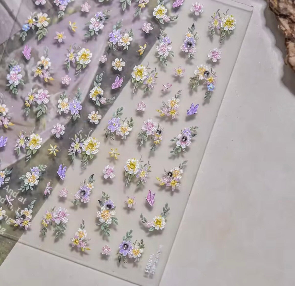Nailart stickers bloemen 049
