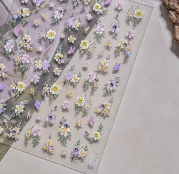 Nailart stickers bloemen 049