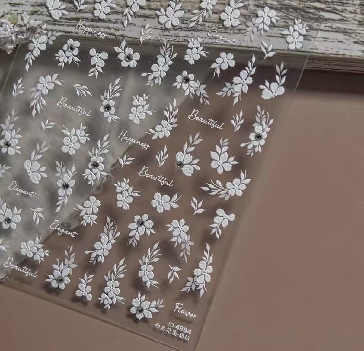 Nailart stickers bloemen 050