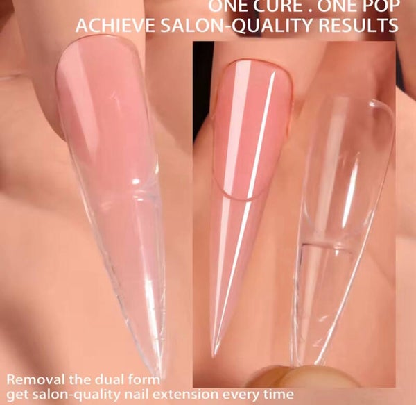 Dual vorm French manicure Stiletto XXXL