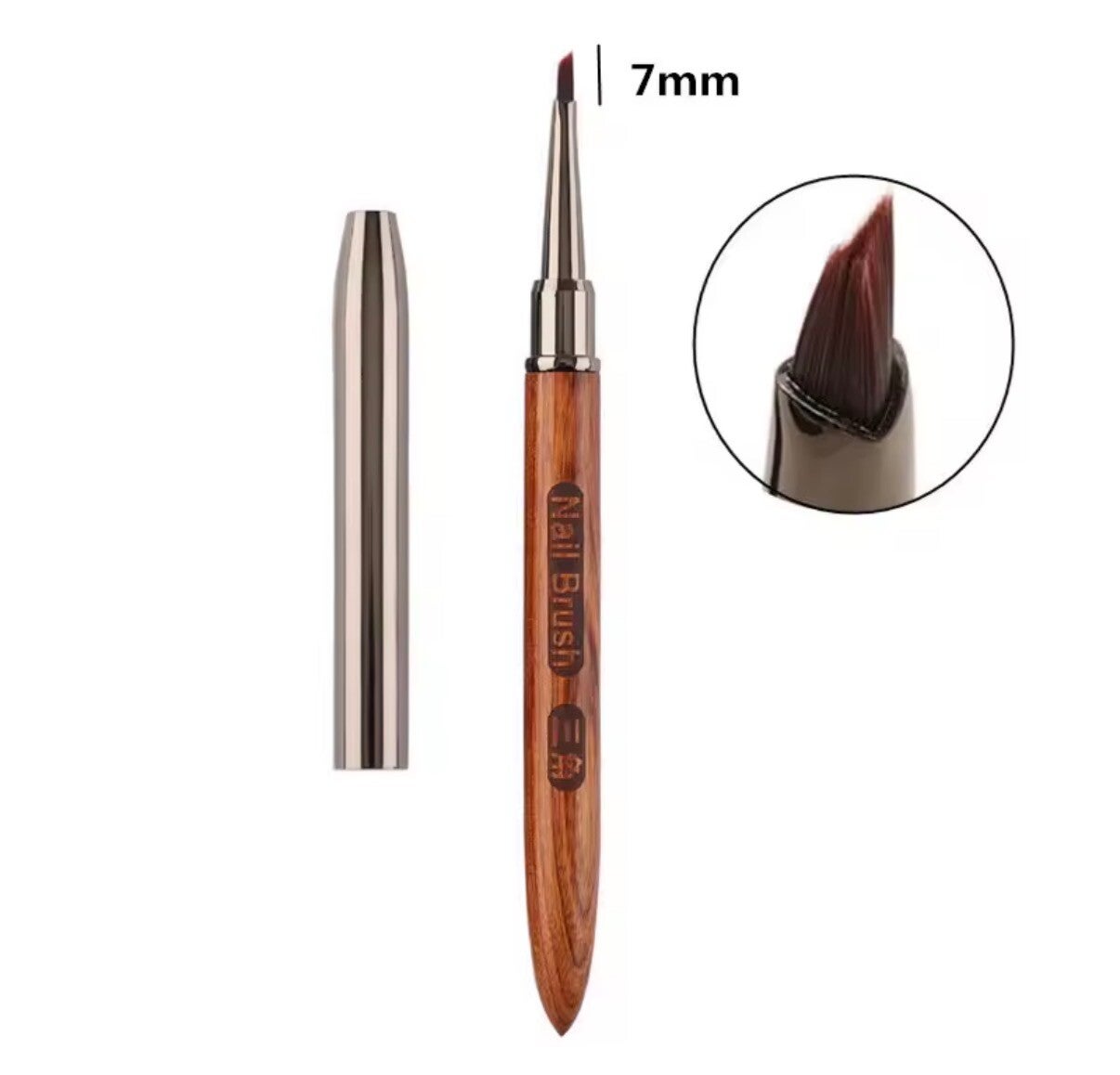 Nailart penseel driehoek