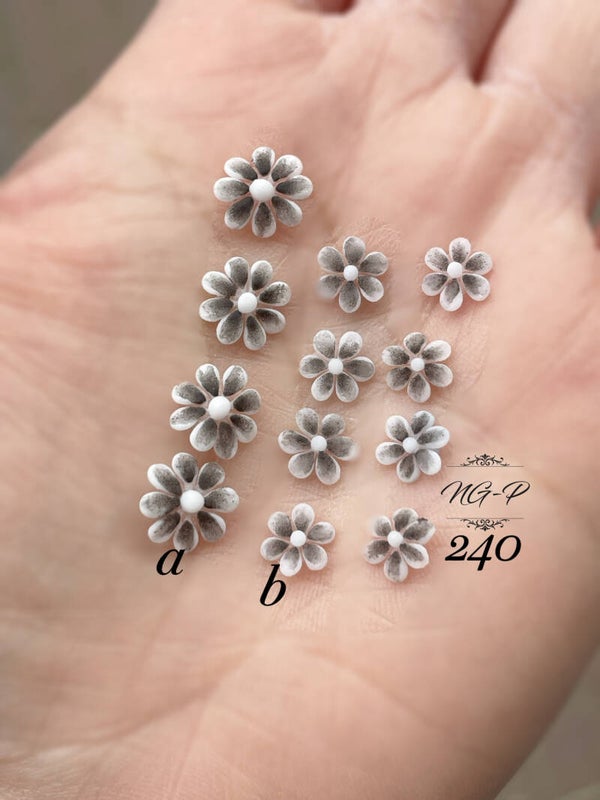 3d acryl handgemaakt bloemen 240a - per stuk