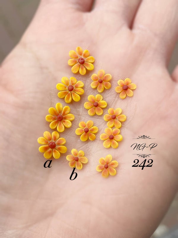 3d acryl handgemaakt bloemen 242b - per stuk