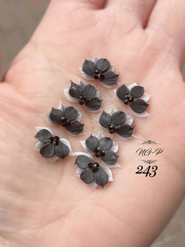 3d acryl handgemaakt bloemen 243 - per stuk