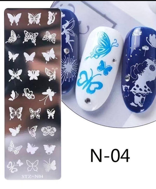 Stamping plate nr 004