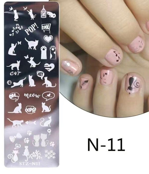 Stamping plate nr 011