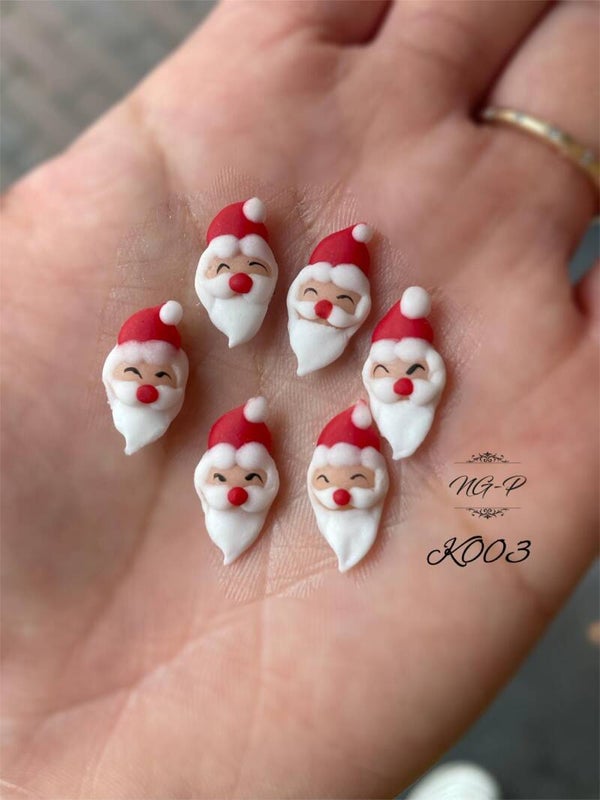 Kerstmis 3d acryl handgemaakte ontwerpen set 60 stuks naar keuze