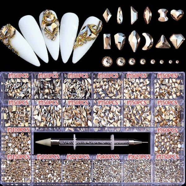 Rhinestones kit goud