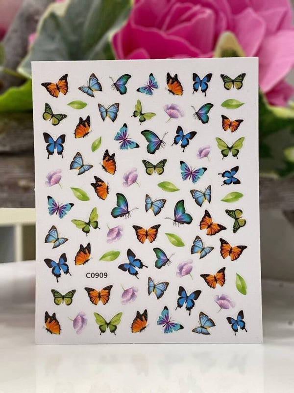 Nailart stickers vlinders 009