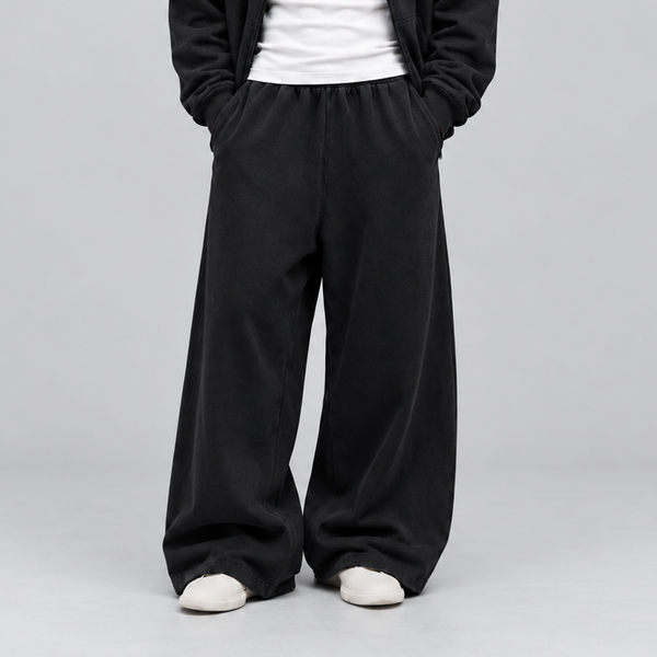 Oversized Jogger Washed Black