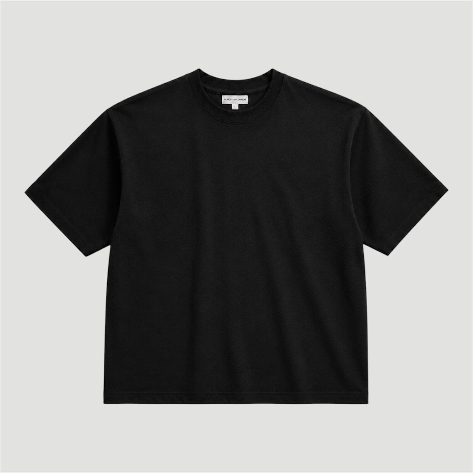 Heavyweight Oversized Tee Full Black