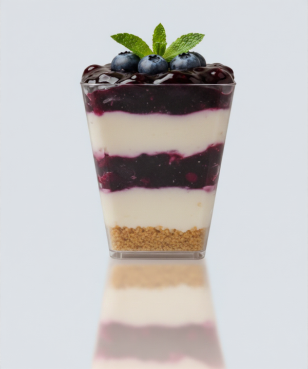 Blueberry Delight cheesecake cup