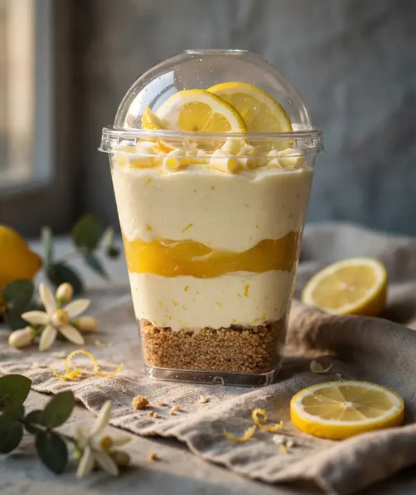 Lemon Cheesecake cup