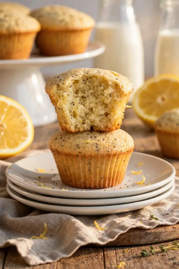 Lemon Poppy seed muffin